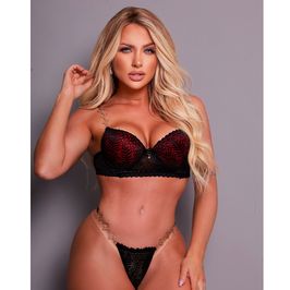 Conjunto Crisálida com Detalhes em Renda e Metal Coleção Metamorfose Tallyta Moda Apimentada