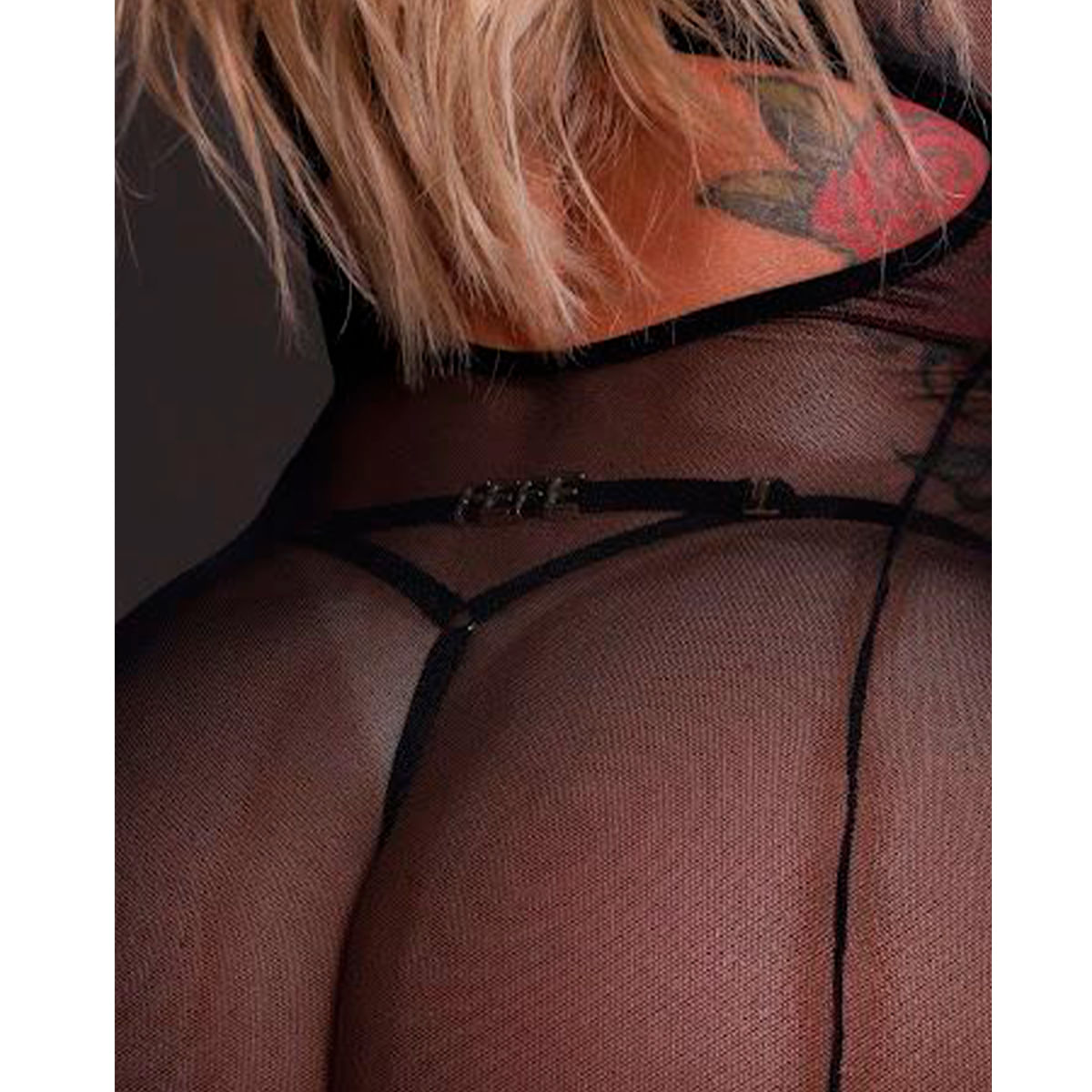 Camisola Fascínio Em Tule e Calcinha Personalizável Coleção Metamorfose Tallyta Moda Apimentada