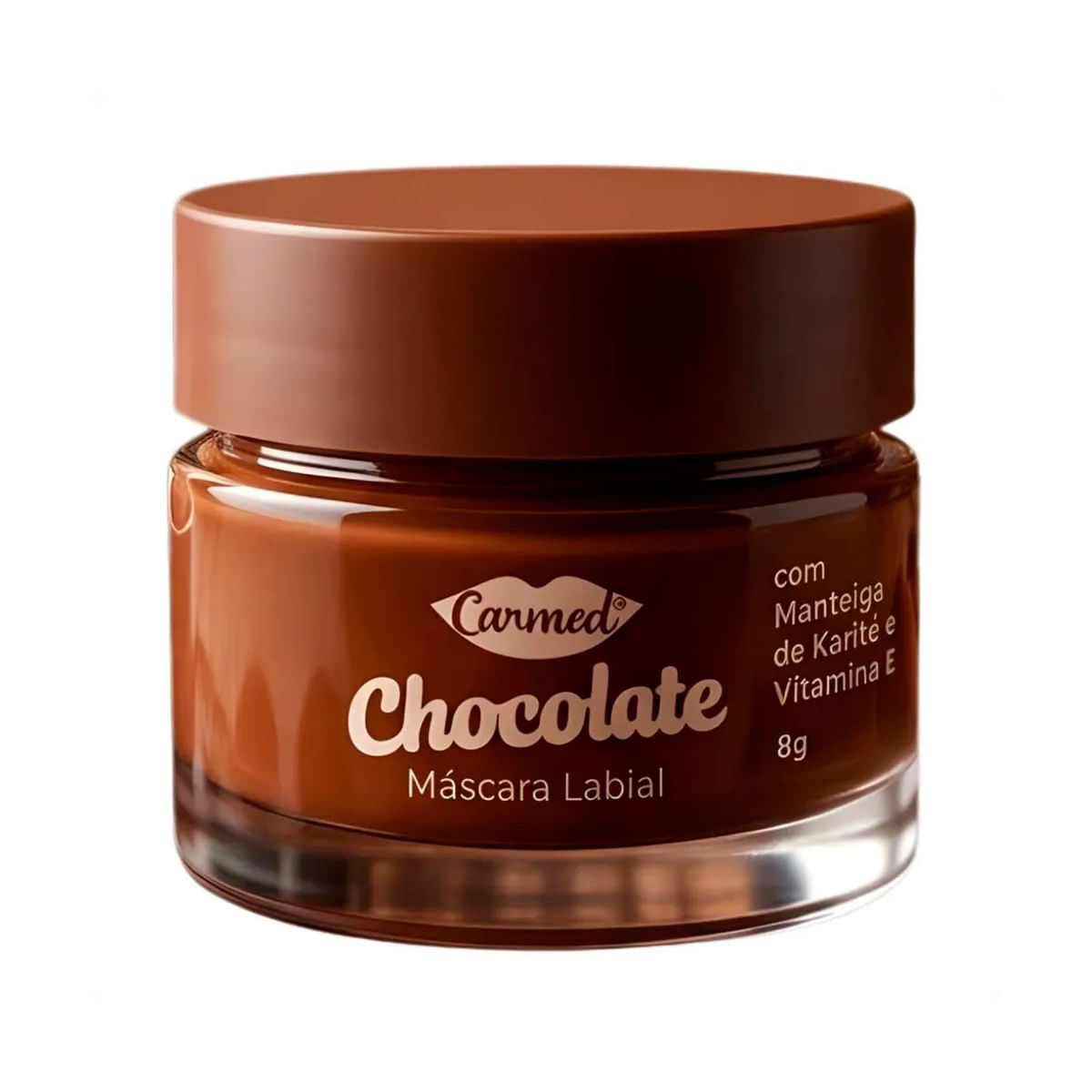 Máscara Labial Noturna Carmed Sabor Chocolate 8g