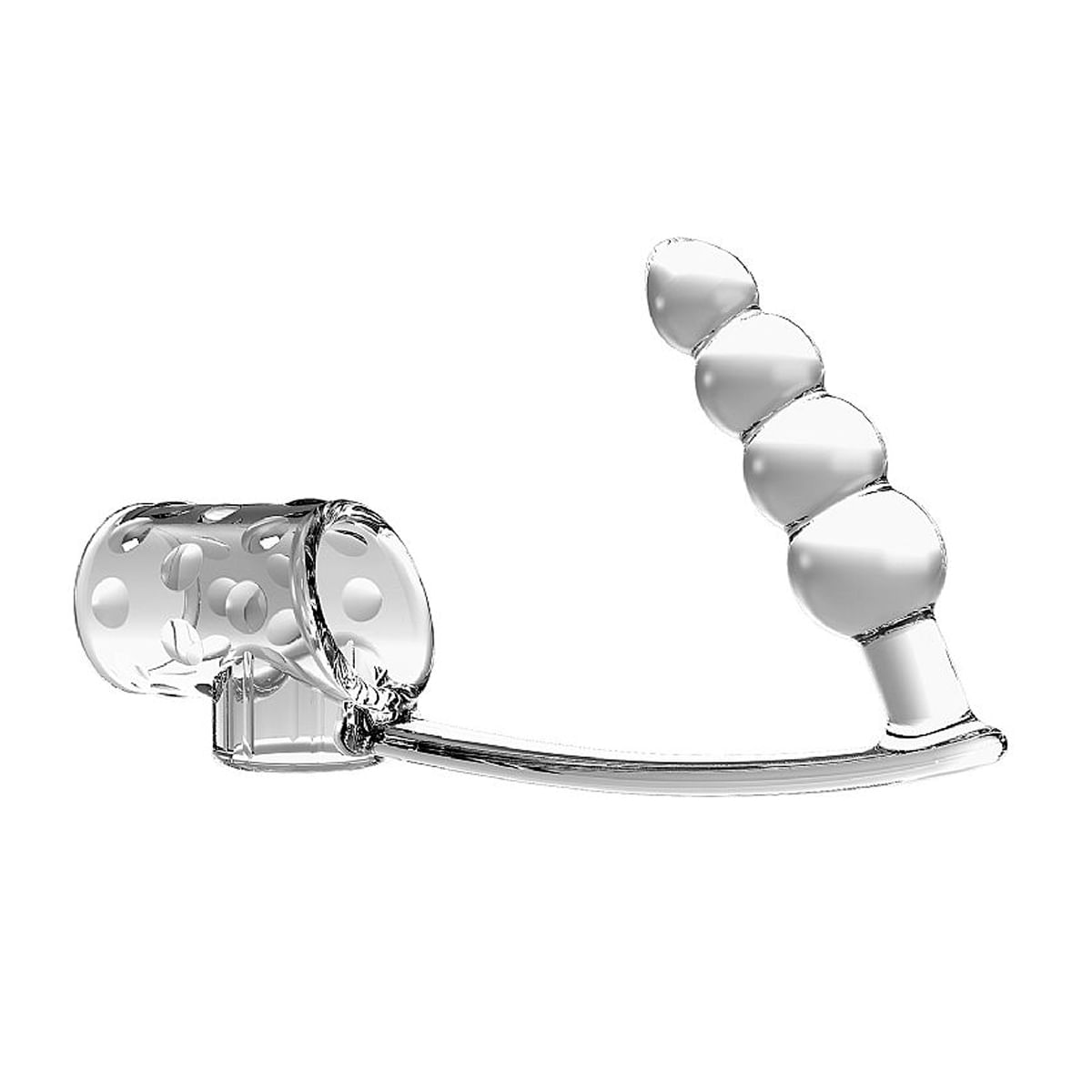 Capa Peniana com Plug Anal Escalonado Pretty Love Bigger Thicker Sexy Import