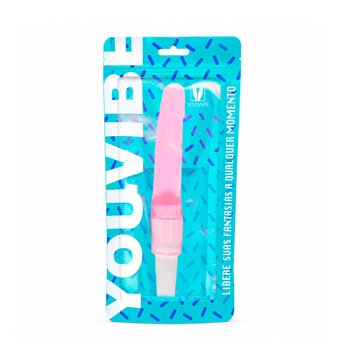 Vibrador em Silicone Formato de Pênis com Estimuladores Miss Collection