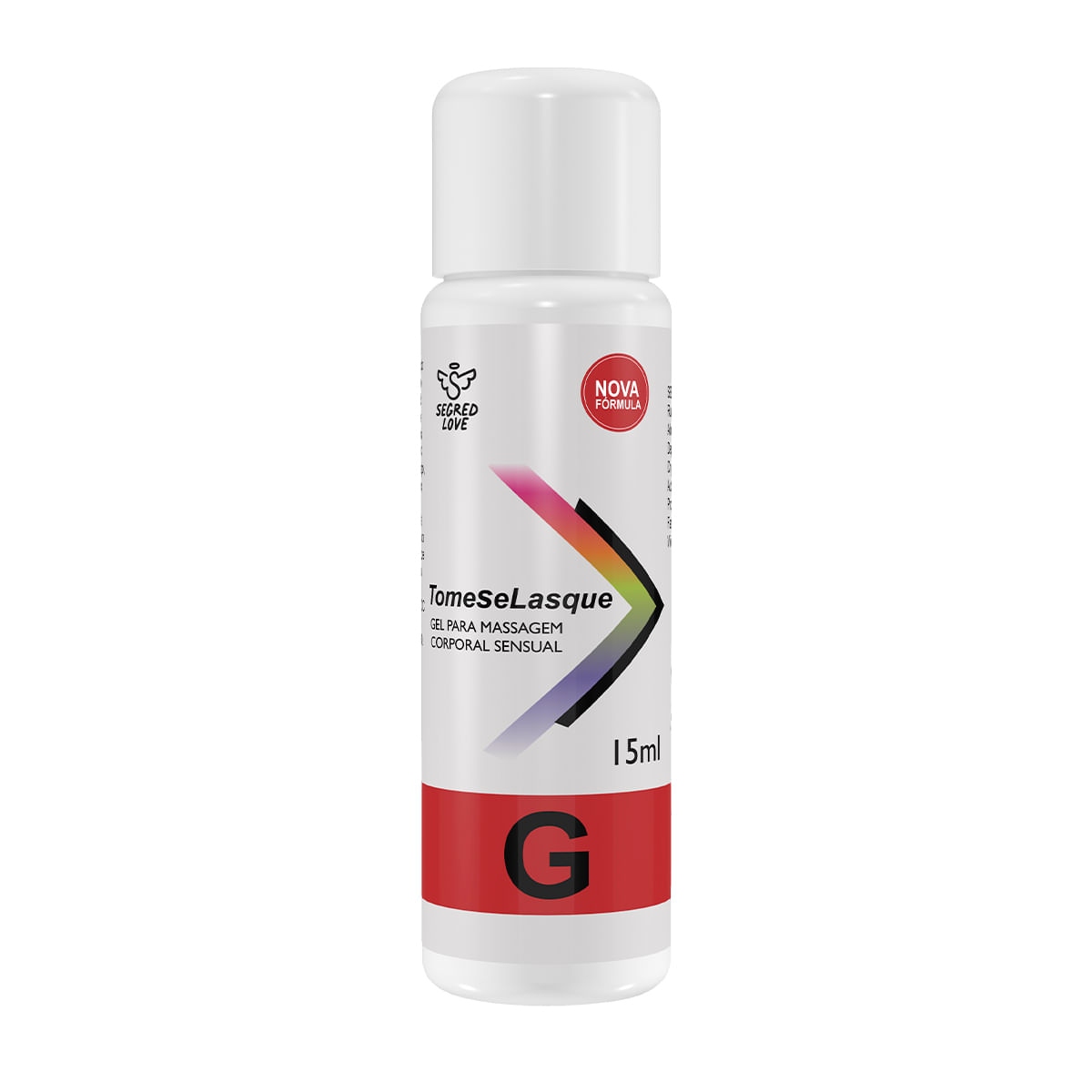 TomeSeLasque Gel para Massagem Beijável que Esquenta Sabor Chocolate com Pimenta 15ml Segred Love