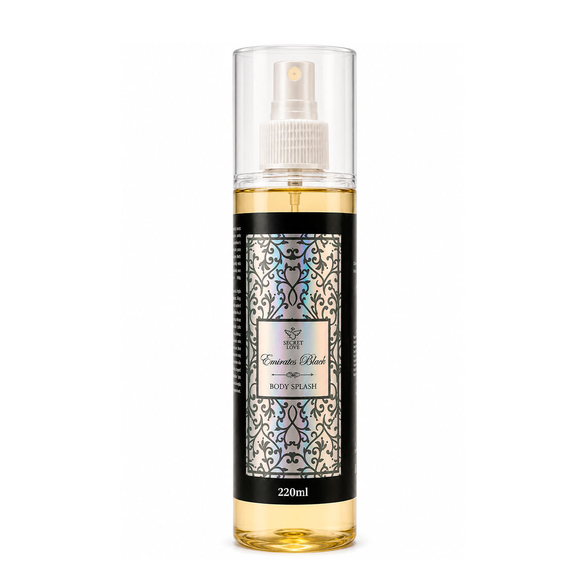 Body splash Emirates Black 220ml Segred Love