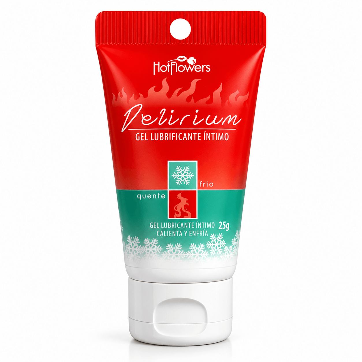 Delirium Gel Deslizante que Esquenta e Esfria 25g Hot Flowers