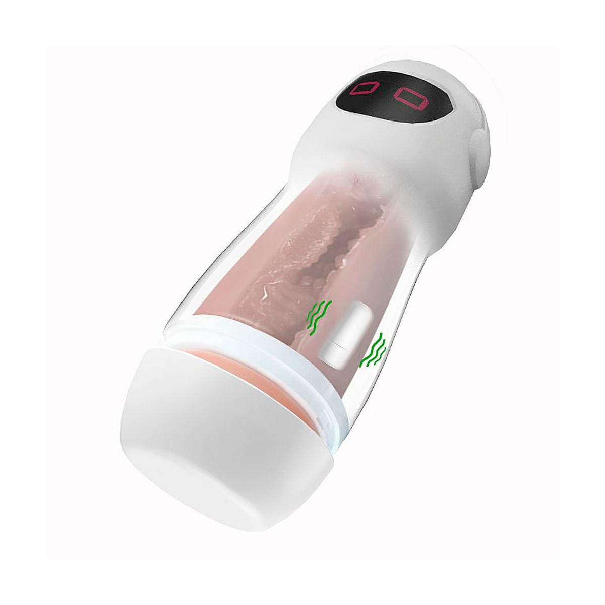 S Robot Masturbador em Formato de Lanterna com Vagina Vibração e Voz Sexy Import