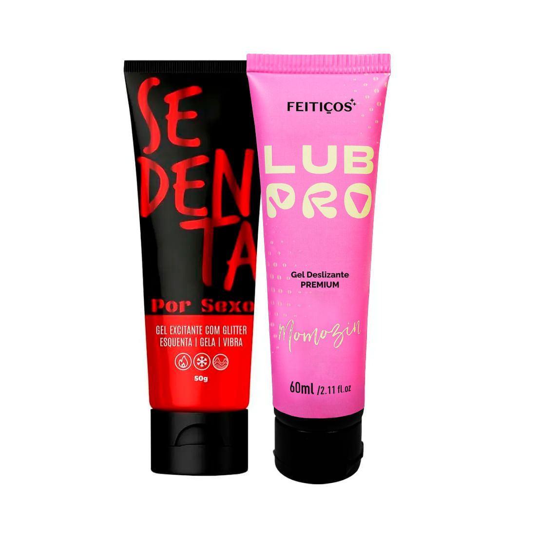 Duplinha com Sedenta Por Sexo e LubPro Momozin Lubrificante