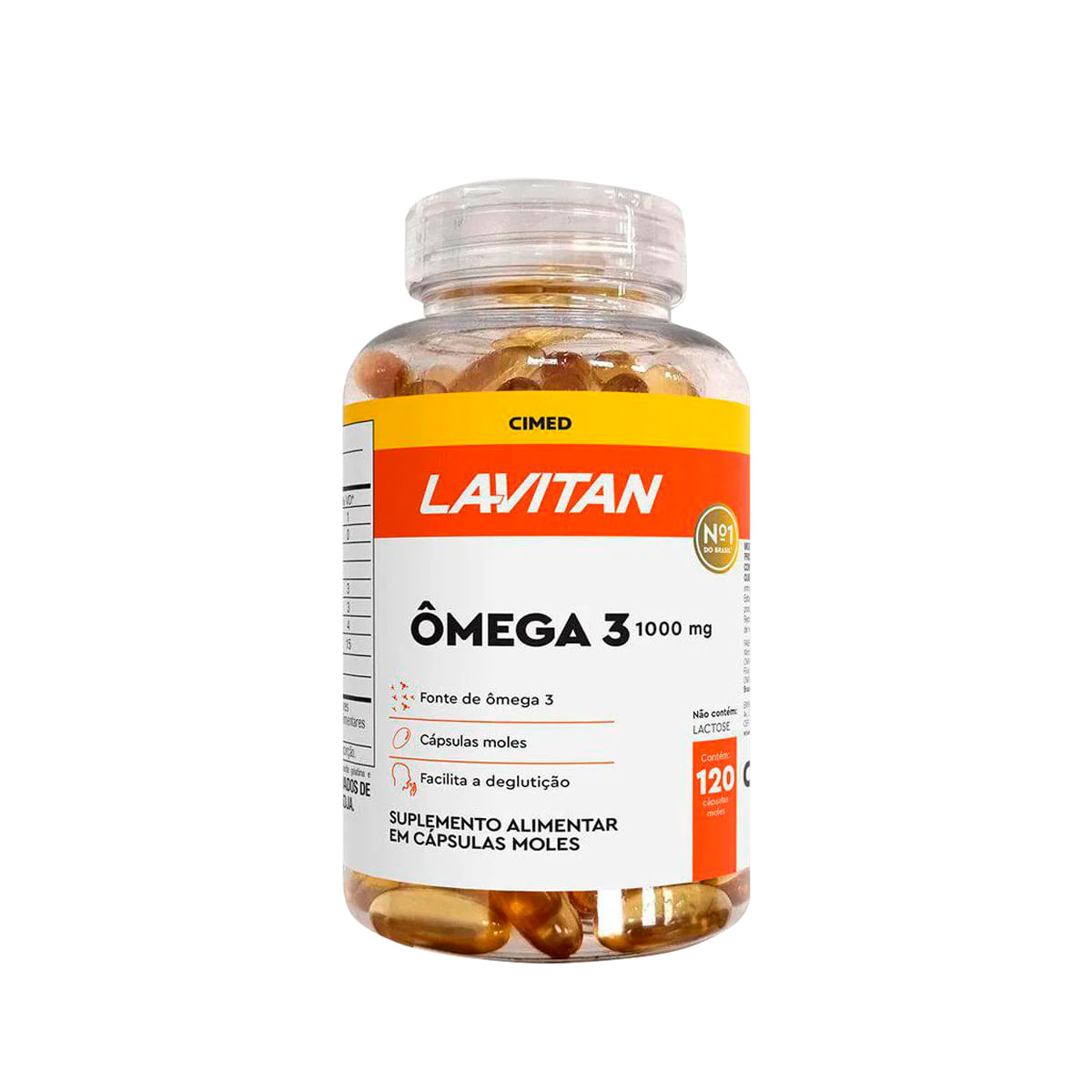 Lavitan Ômega 3 Suplemento a Base de Óleo de Peixe com 120 Cápsulas Cimed