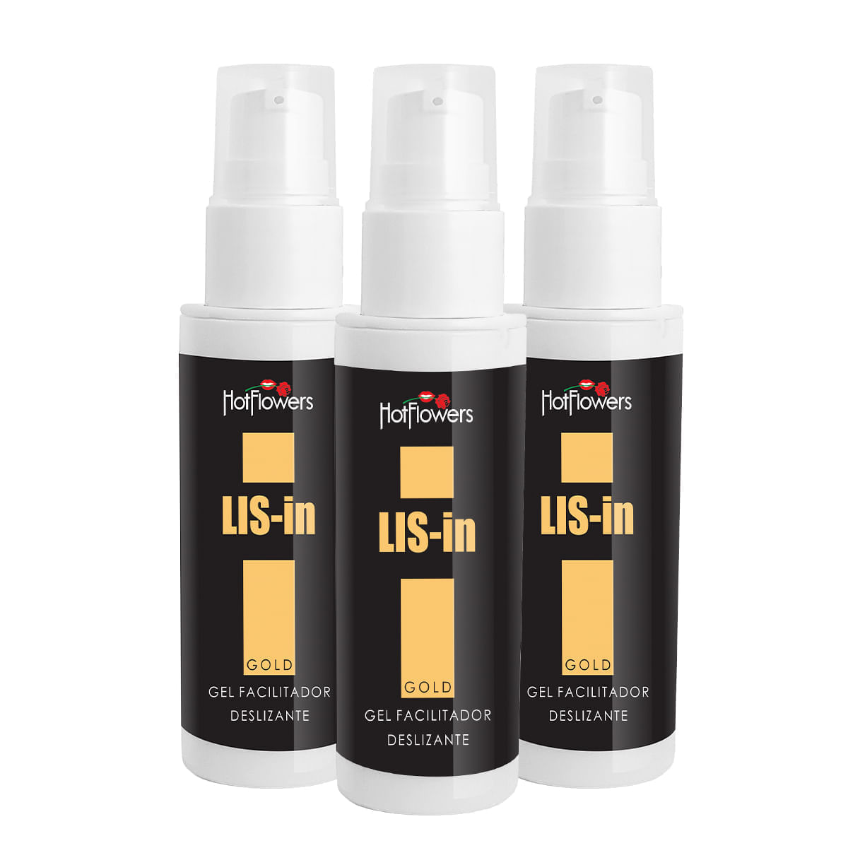 Kit com 03 Lis-In Dessensibilizante Anal