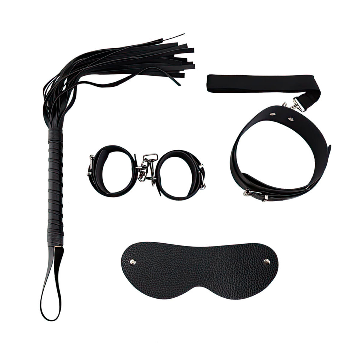 Kit Sado Bondage com 5 Acessórios Vip Mix