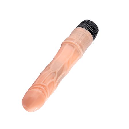 Pênis Realístico com Veias Salientes 21x3,5 cm com Vibrador Multivelocidade Vip Mix
