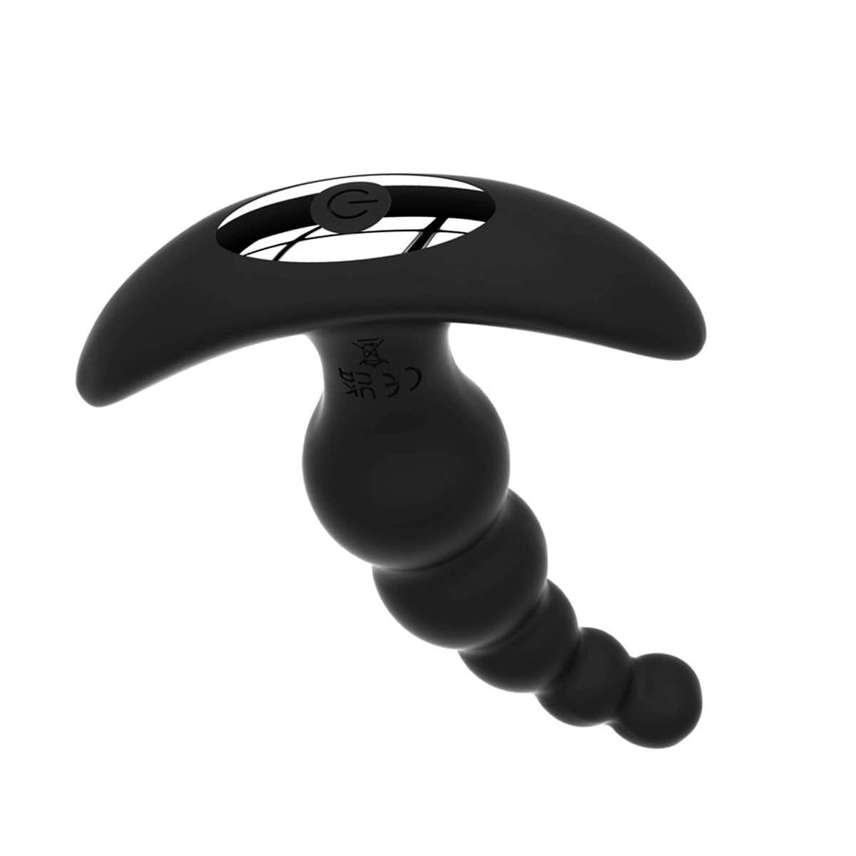 Plug Anal em Silicone Escalonado com 10 Modos de Vibração e Controle Via App Vip Mix