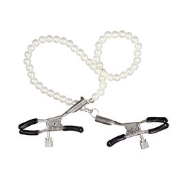 Grampos para Seios com Corrente de Pérolas Bondage e BDSM Vip Mix