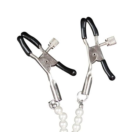 Grampos para Seios com Corrente de Pérolas Bondage e BDSM Vip Mix