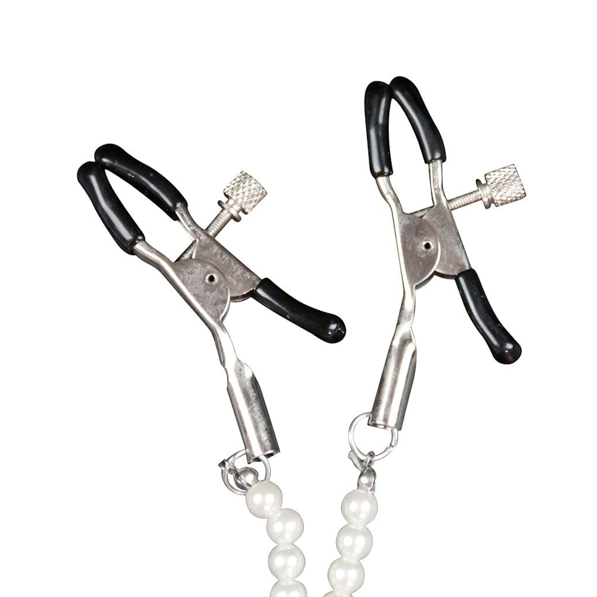 Grampos para Seios com Corrente de Pérolas Bondage e BDSM Vip Mix