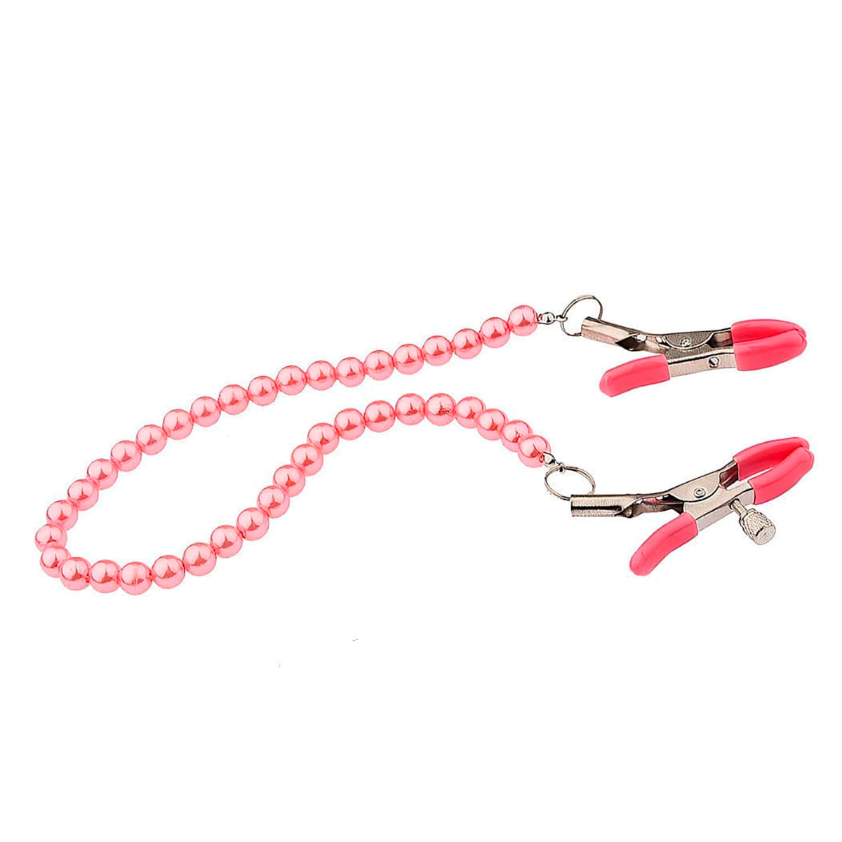Grampos para Seios com Corrente de Pérolas Bondage e BDSM Vip Mix