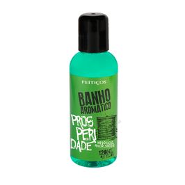 Banho Aromático Prosperidade Negócios Amor e Saúde 120ml Feitiços Aromáticos