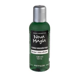 Nova Magia Banho Aromático Inveja e Mau-Olhado Comigo Ninguém Pode 120ml Feitiços Aromáticos
