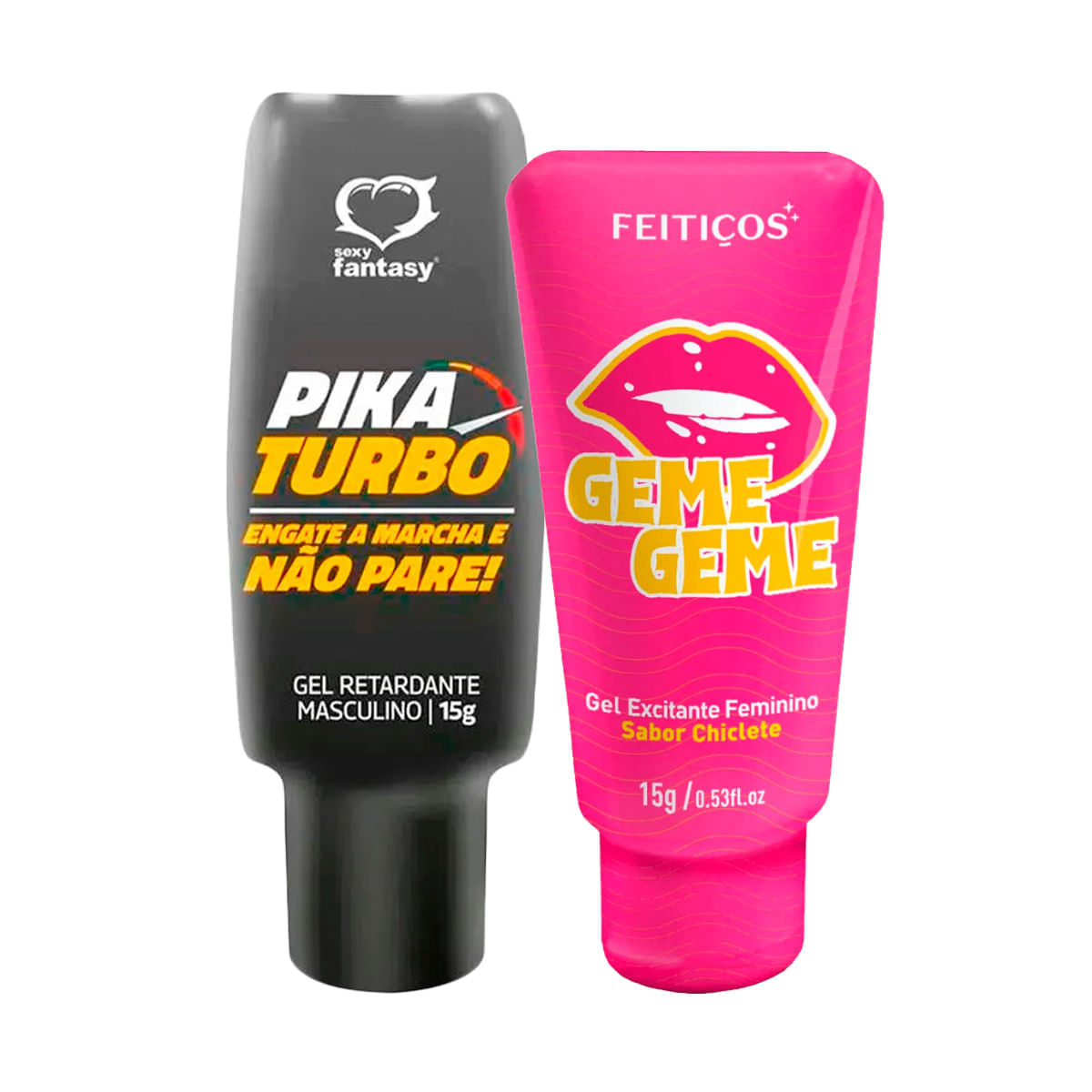 Duplinha com Pika Turbo Retardante e Geme Geme Excitante