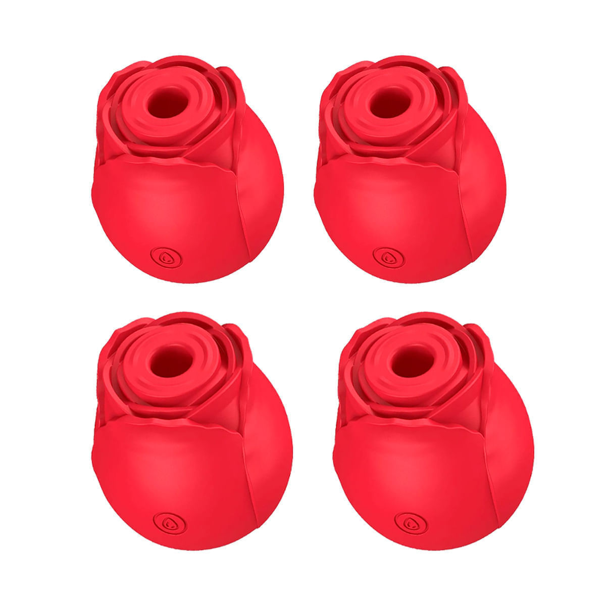 Kit com 4 Rosa Estimuladora de Clitóris com 10 Modos de Pulsação