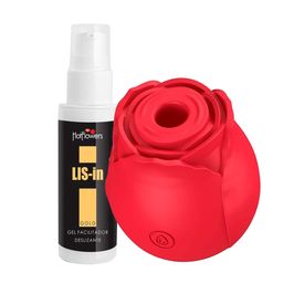 Duplinha com LIS-In Dessensibilizante Anal e Rosa Estimuladora de Clitóris