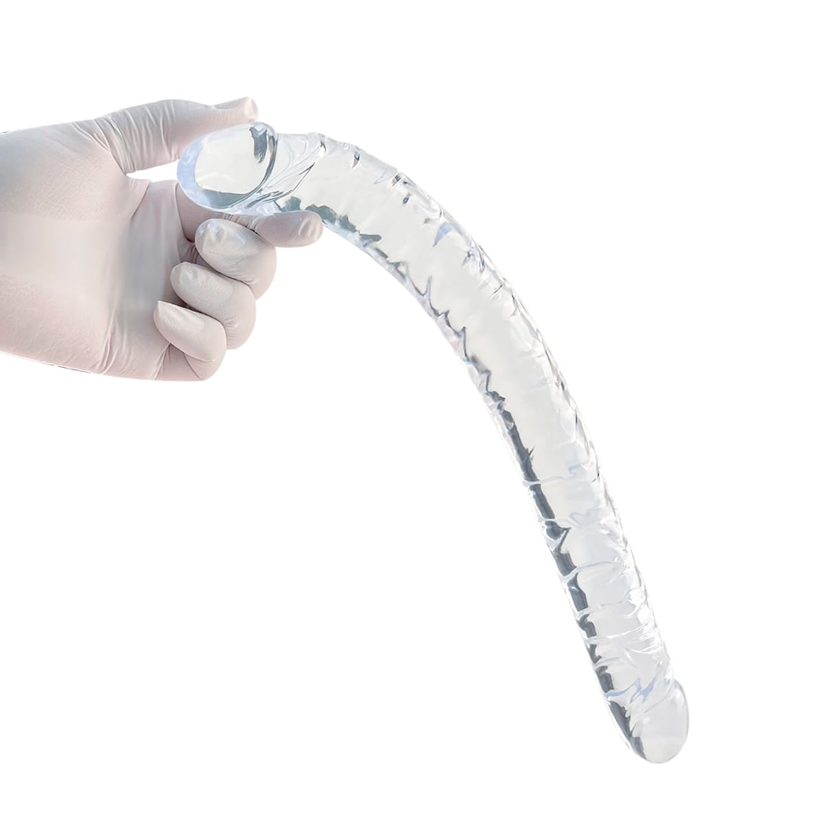 Dildo Duplo com Texturas e Veias Salientes 33,5x3,2cm Vip Mix