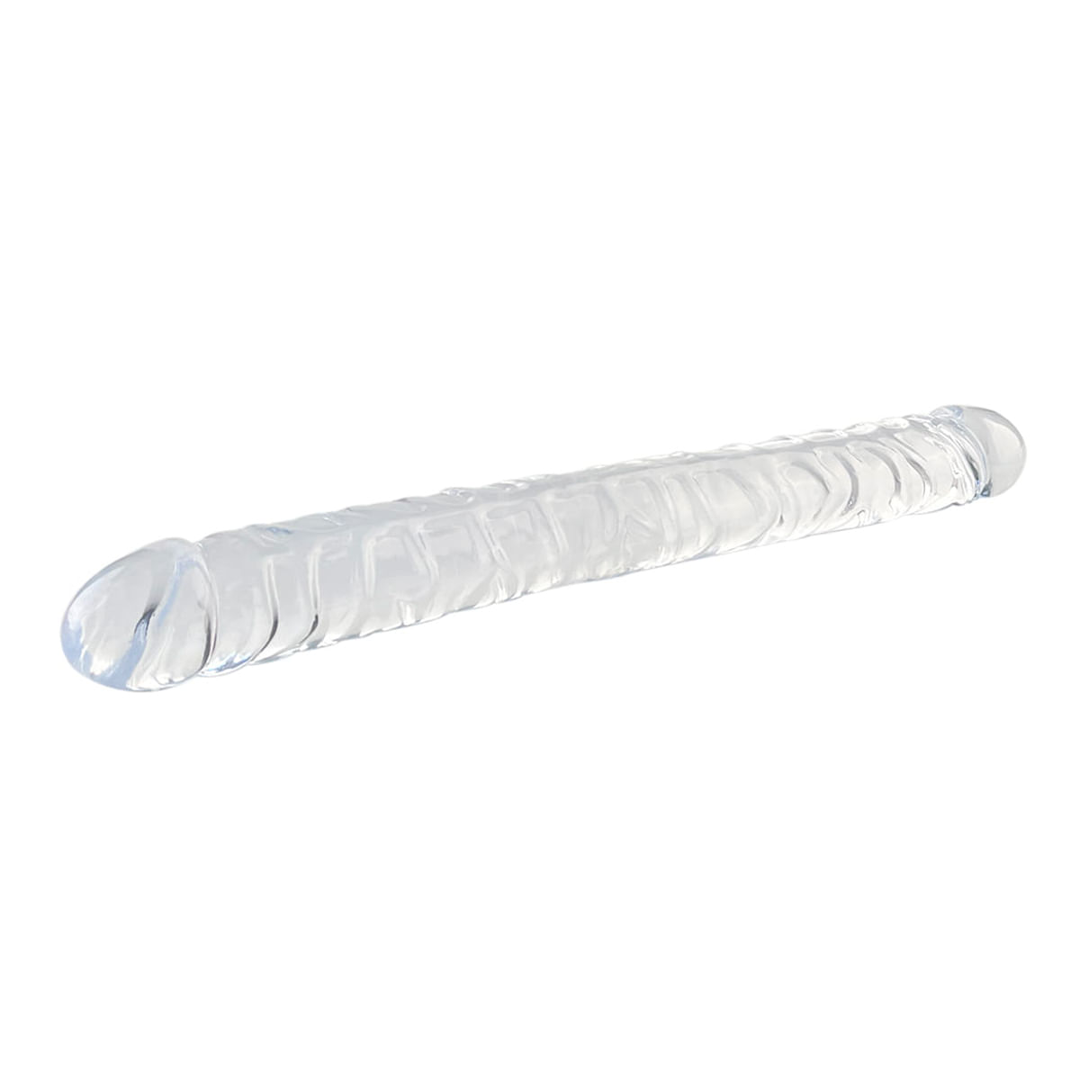 Dildo Duplo com Texturas e Veias Salientes 33,5x3,2cm Vip Mix
