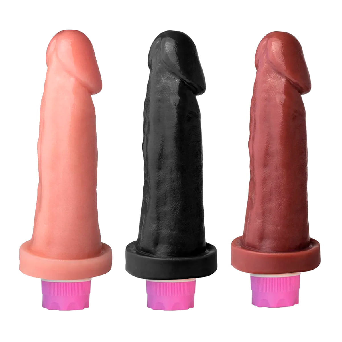 Mon Plaisir Prótese Realística com Vibrador 17 X 4,5 cm Soulsex