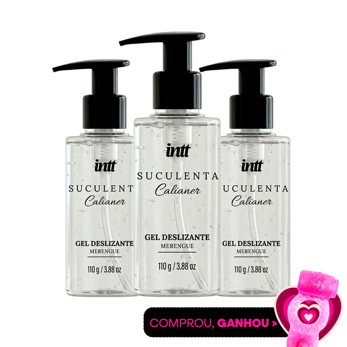 Kit com 3 Suculenta Gel Deslizante by Calianer