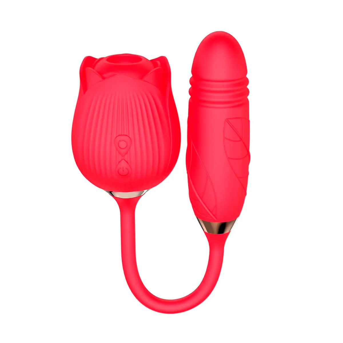 Vibrador Duplo com 10 Modos de Vibração, Pulsação e Vai e Vem Vip Mix