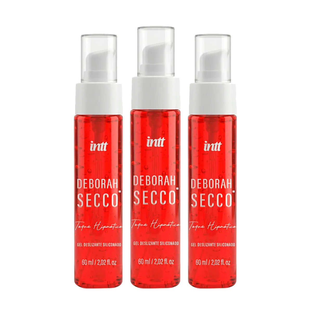 Kit com 3 Toque Hipnótico Gel Deslizante Linha Deborah Secco