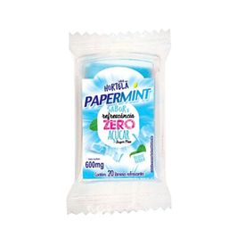 Papermint Lâminas Refrescantes Comestíveis Zero Açucar 600mg Danilla Foods