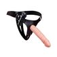 Kit Cinta com Prótese e Vibro 19 x 3,8cm Pau Brasil