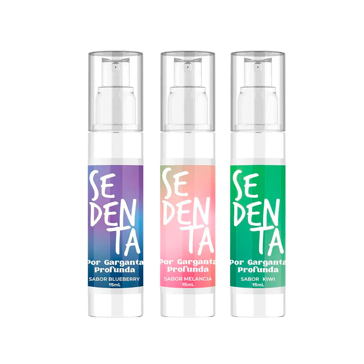 Kit com 3 unidades de Sedenta por Garganta Profunda Dessensibilizante Oral