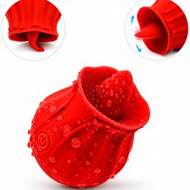 Mina Rose Rosa Estimuladora de Clitoris 10 Modos de Estimulação da Língua Sexy Import