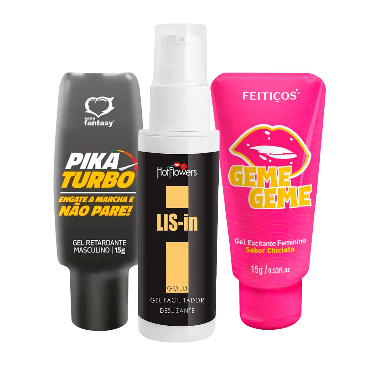 Kit com Geme Geme Pika Turbo e LIS-In
