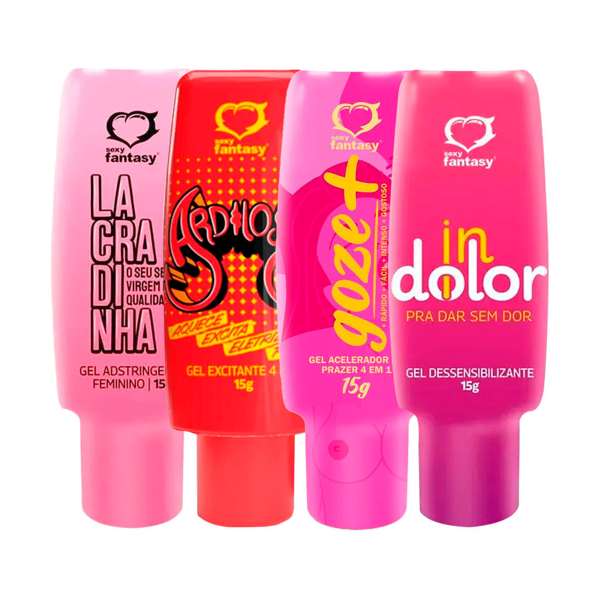 Kit com Ardilosa Lacradinha Goze + e InDolor
