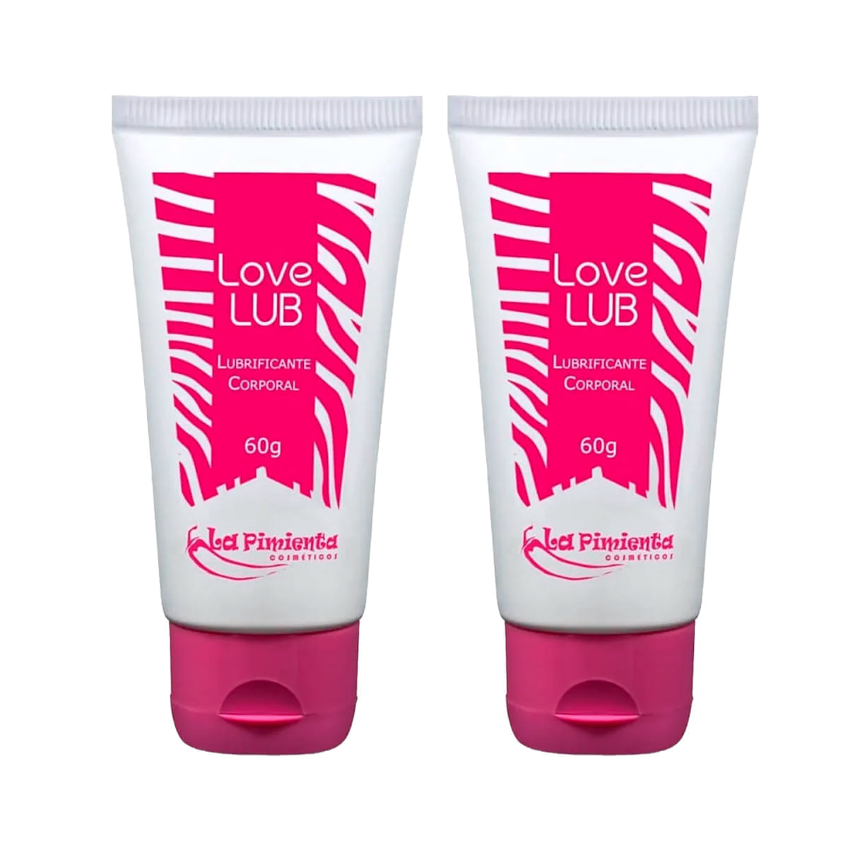 Duplinha com Love Lub Lubrificante Corporal Neutro 60g