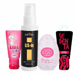 Kit com LIS-In Egg Sedenta Safada e Xana Loka
