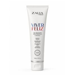 Viver Feliz Gel Deslizante Neutro para Massagem Corporal 120g Zalia
