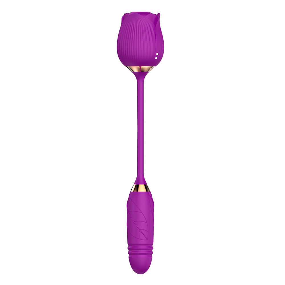 Vibrador Duplo com 10 Modos de Vibração, Pulsação e Vai e Vem Vip Mix