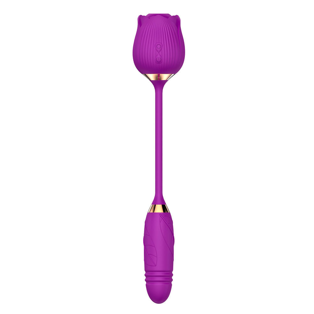 Vibrador Duplo com 10 Modos de Vibração, Pulsação e Vai e Vem Vip Mix