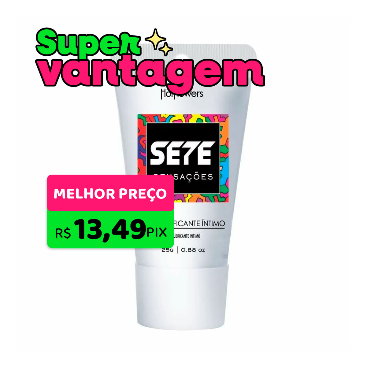 Sete Sensações Dessensibilizante e Excitante Anal 25g Hot Flowers