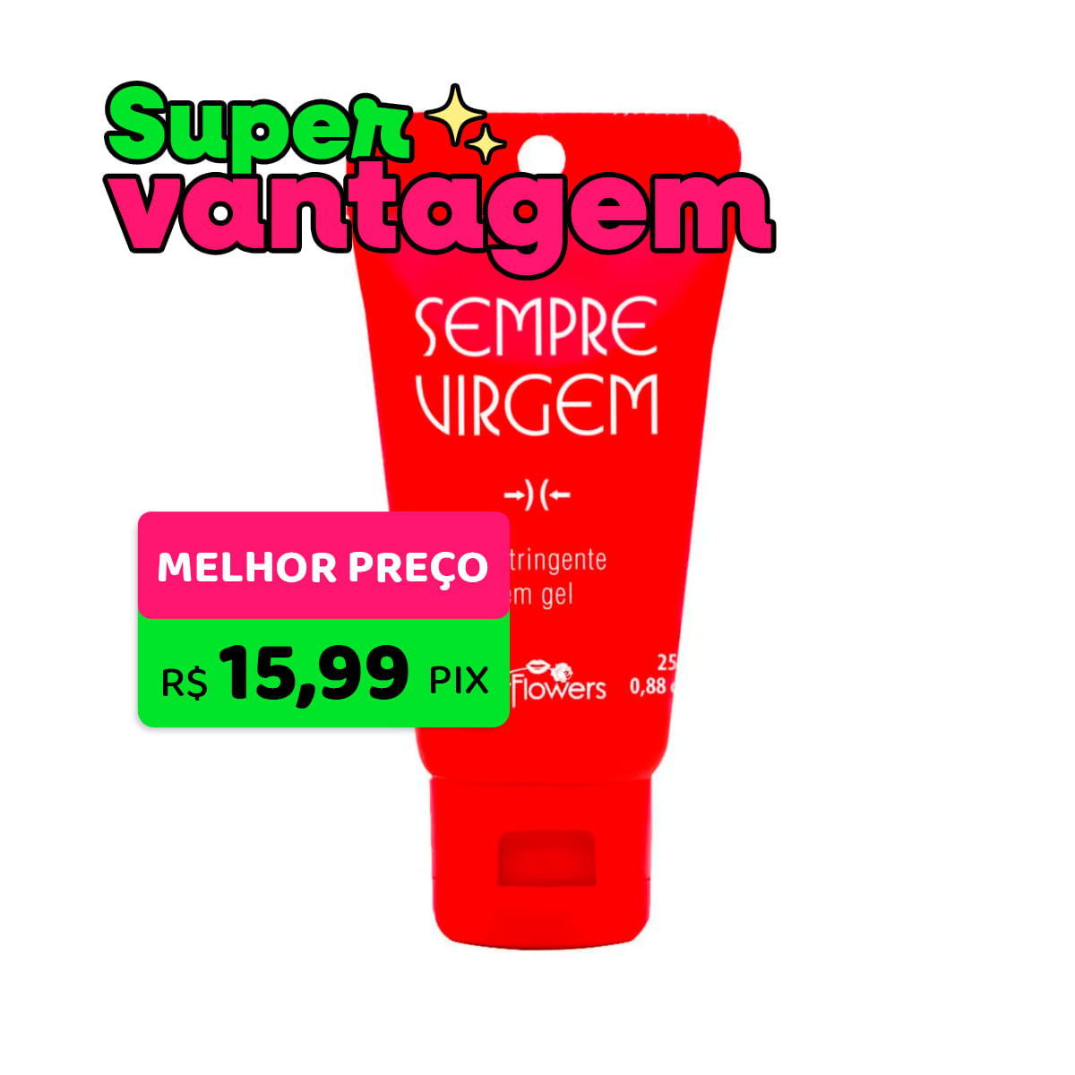 Gel Adstringente Sempre Virgem 25g Hot Flowers