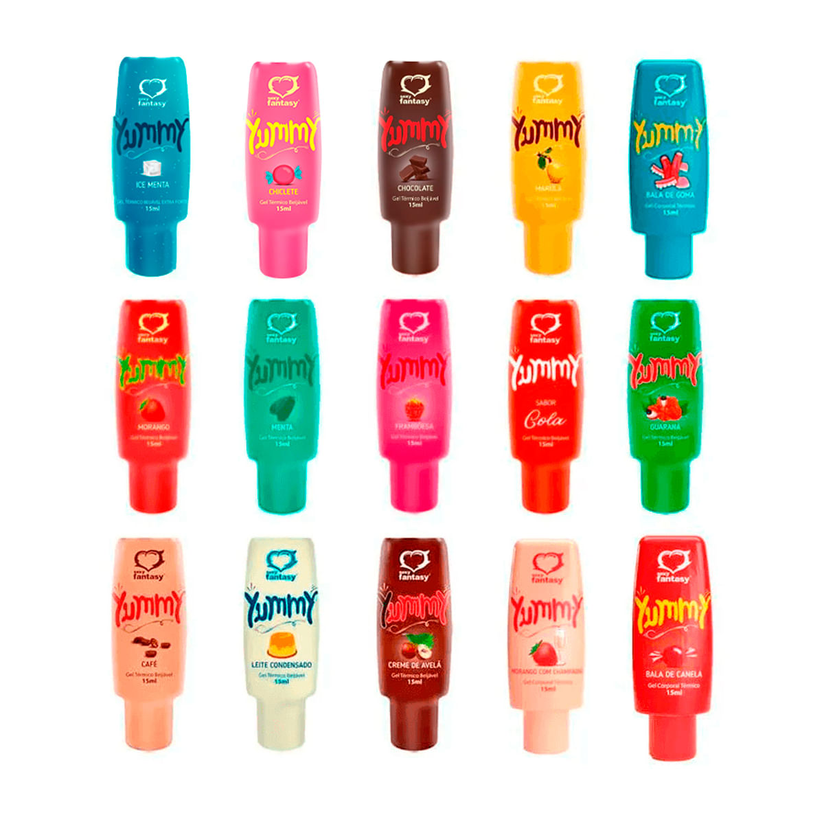 Gel Térmico Beijável Yummy 15ml Sexy Fantasy