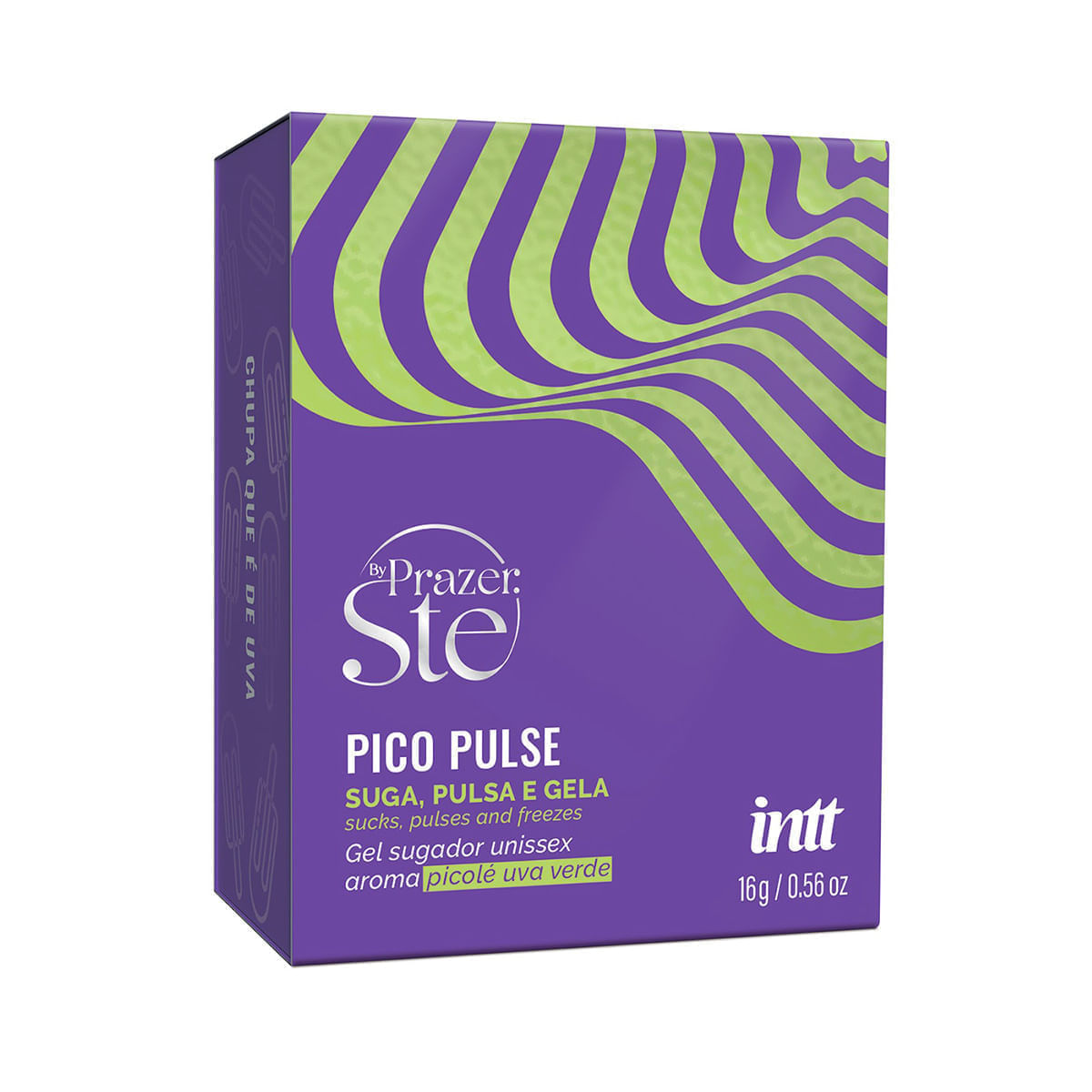 Pico Pulse Gel Sugador Unissex Suga Pulsa e Gela 16g Intt