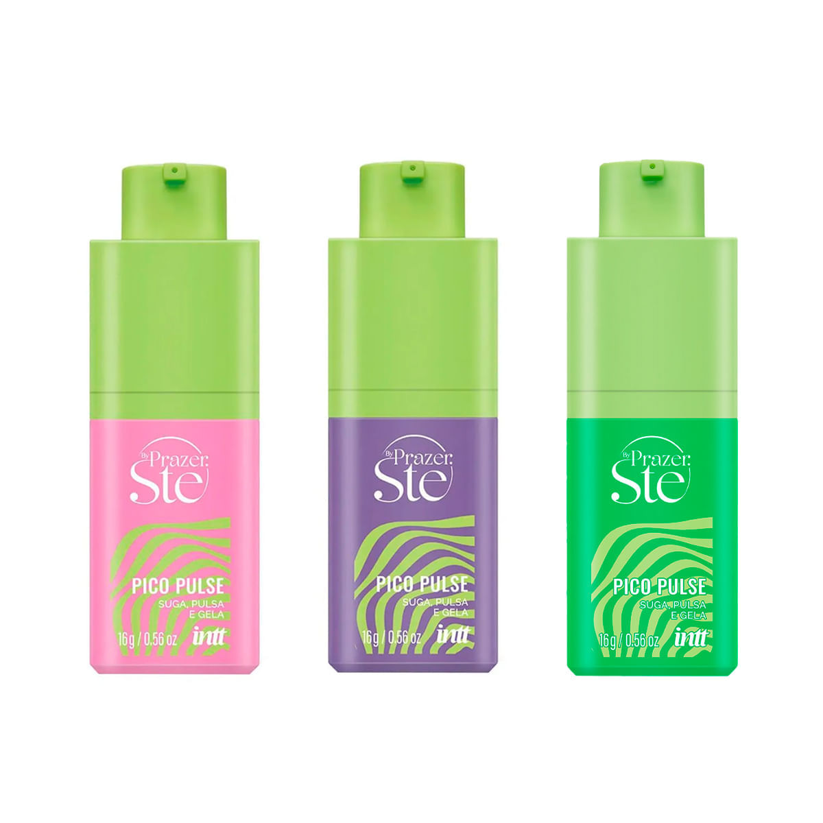 Pico Pulse Gel Sugador Unissex Suga Pulsa e Gela 16g Intt