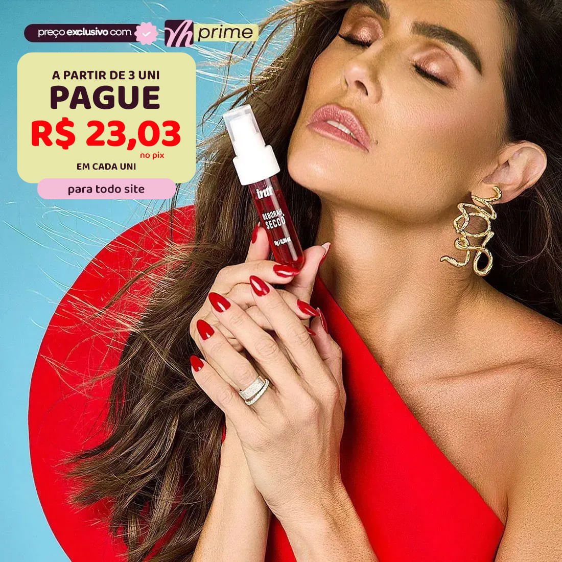 Calda Beijável Picante 11g Linha Deborah Secco Intt