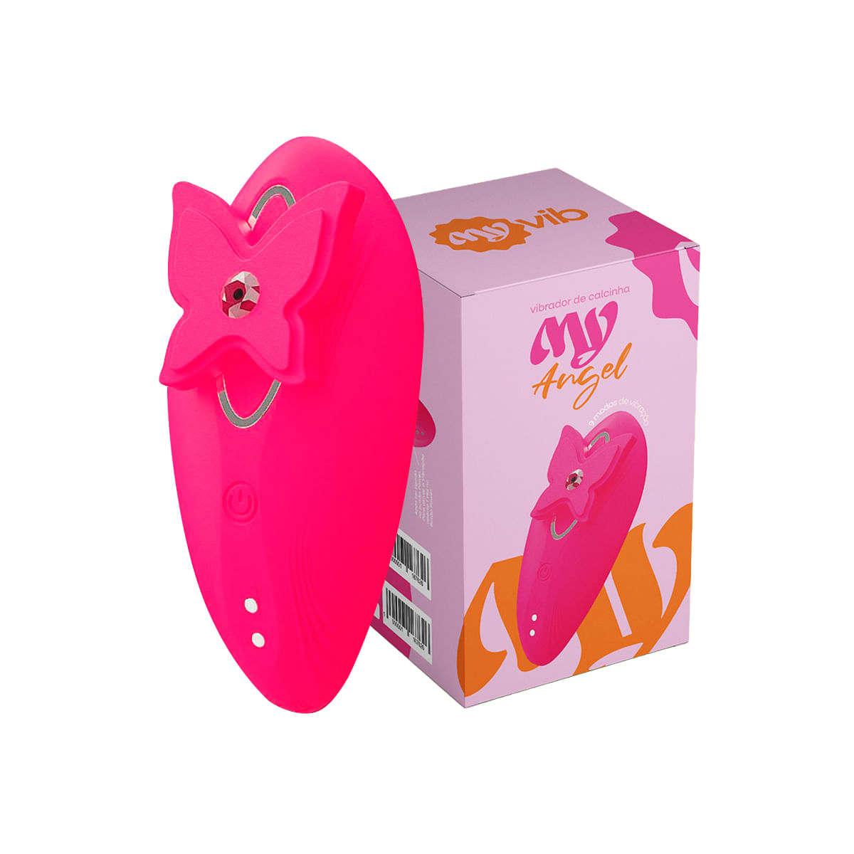 MyAngel Vibrador de Calcinha com Controle Via App e 9 Modos de Vibração MyVib