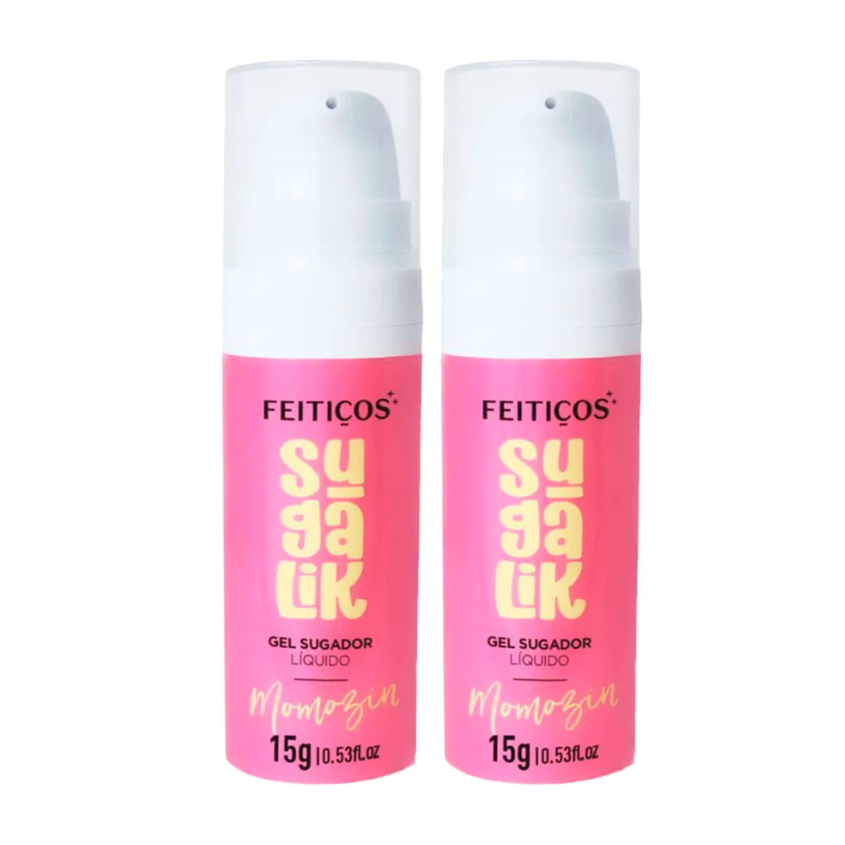 Kit com 2 Unidades de Sugalik Momozin Gel Sugador Líquido 15g