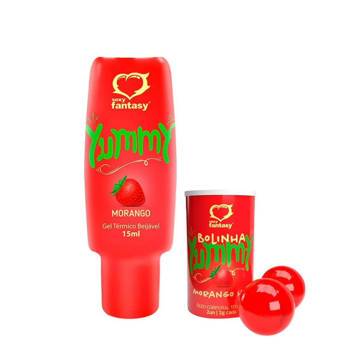 Duplinha com Yummy Gel Térmico e Yummy Bolinha Beijável Térmica